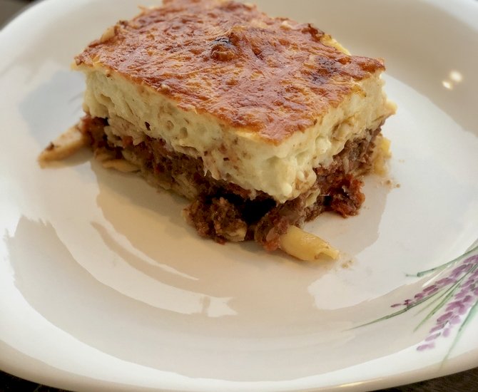 Νηστίσιμο Παστίτσιο με μανιτάρια - Vegan pastitsio with mushrooms