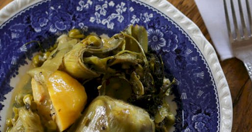 artichokes with broad beans