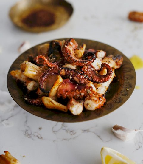Eugene's Barbecued Octopus