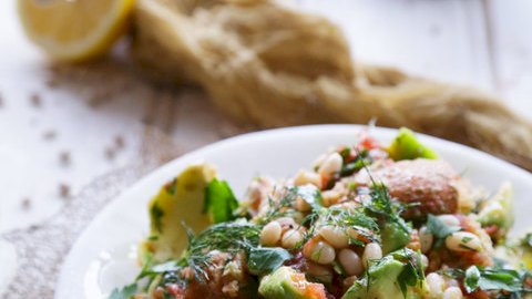 haricot bean and barley rusk