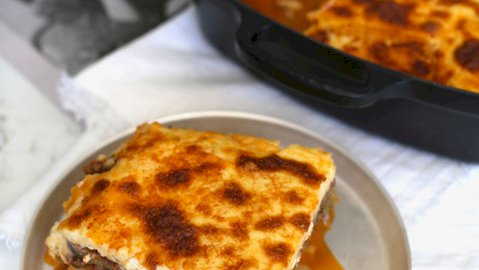 traditional moussaka