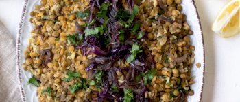 Cypriot lentils with rice - Fakes Moutzentra
