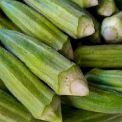 Okra in the oven - Bamies sto fourno