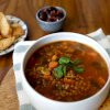 Greek Style Lentil Soup - Soupa Faki