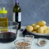 Cypriot style baked smashed potatoes with red wine – Patates Antinahtes