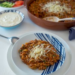 Risoni with Mince Sauce – Κριθαράκι με κιμά