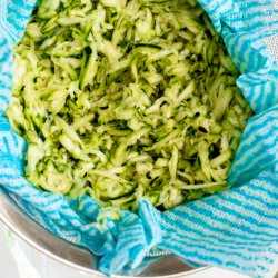 Zucchini and asparagus Fritters with feta