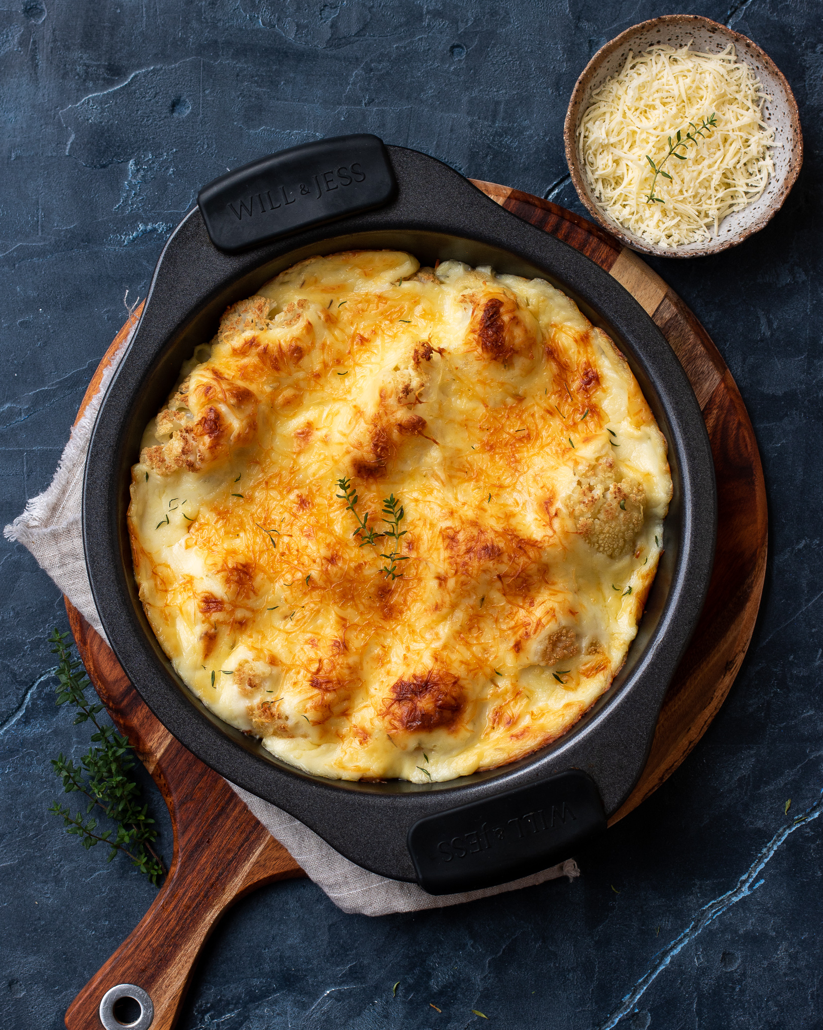 baked cauliflour