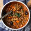 Greek Style Lentil Soup - Soupa Faki